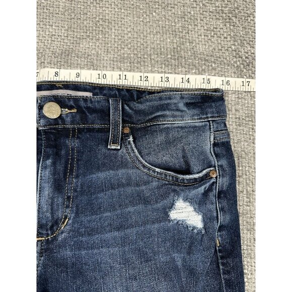 Joes Jeans Womens‎ 28 Blue Boyfriend Slim Crop Stretch Distressed - Picture 7 of 13